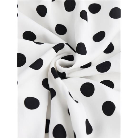 Polka Dot Halter Neck Mini Dress - Picture 7 of 10